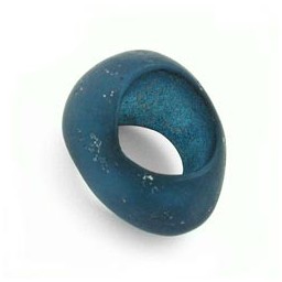 scarf bead blue