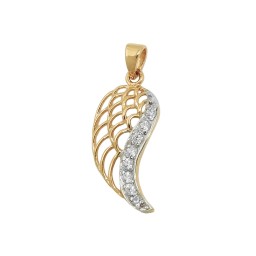 pendant wing of an angel 9k gold